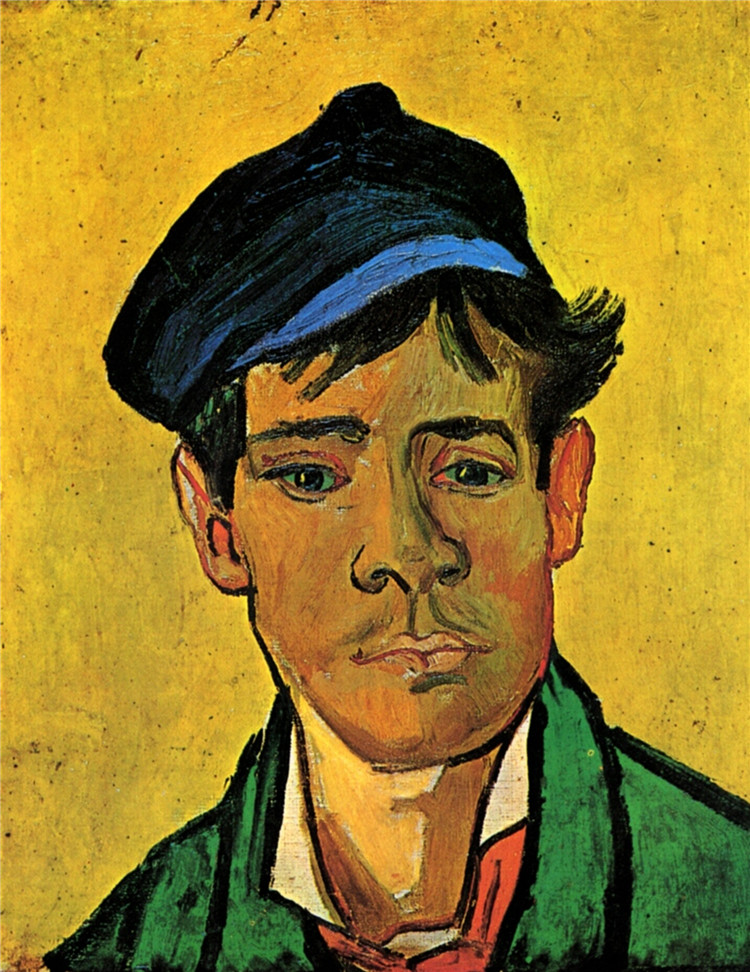 Young Man With A Cap Vincent Willem Van Gogh Oil Painting